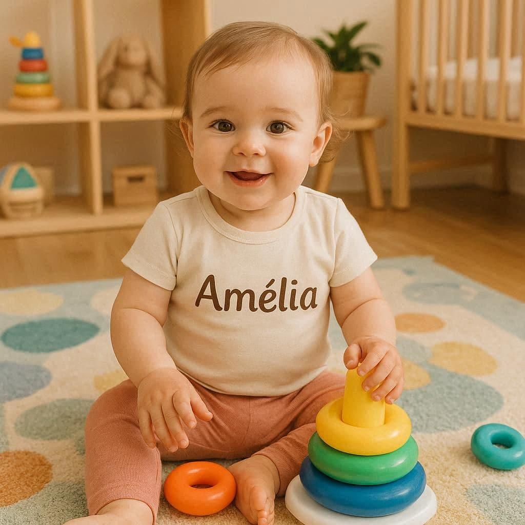 Bebe fille qui se nomme amelia