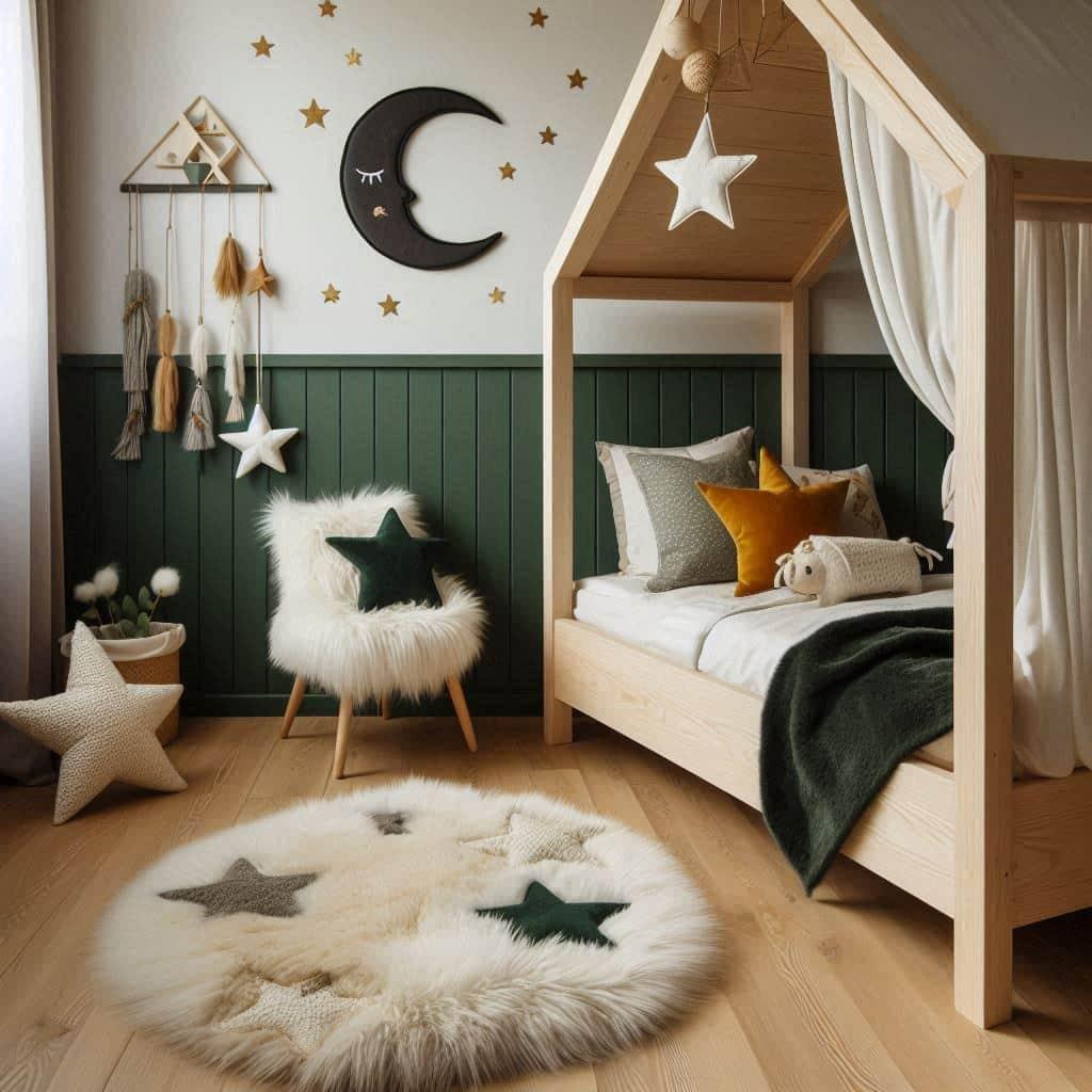Chambre cocooning lit cabane style scandinave