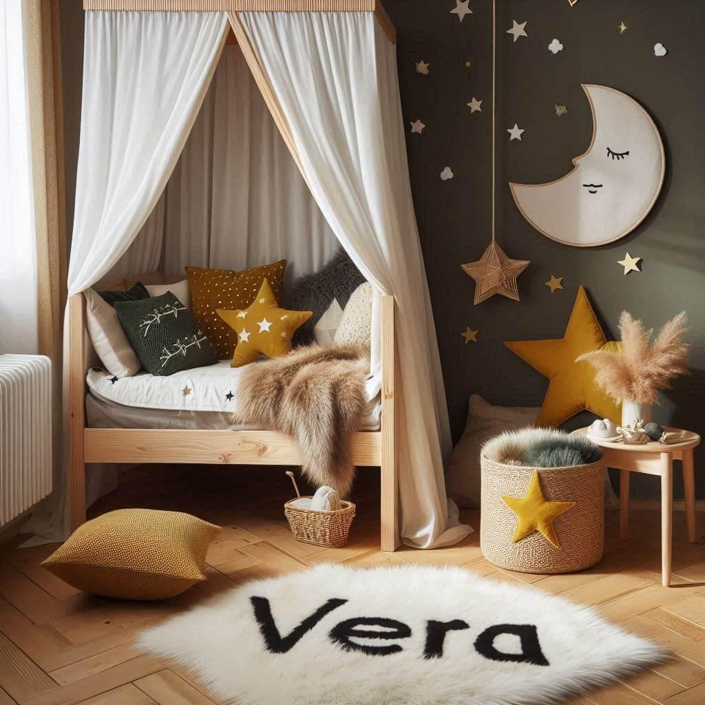 Chambre decoration scandinave prenom vera