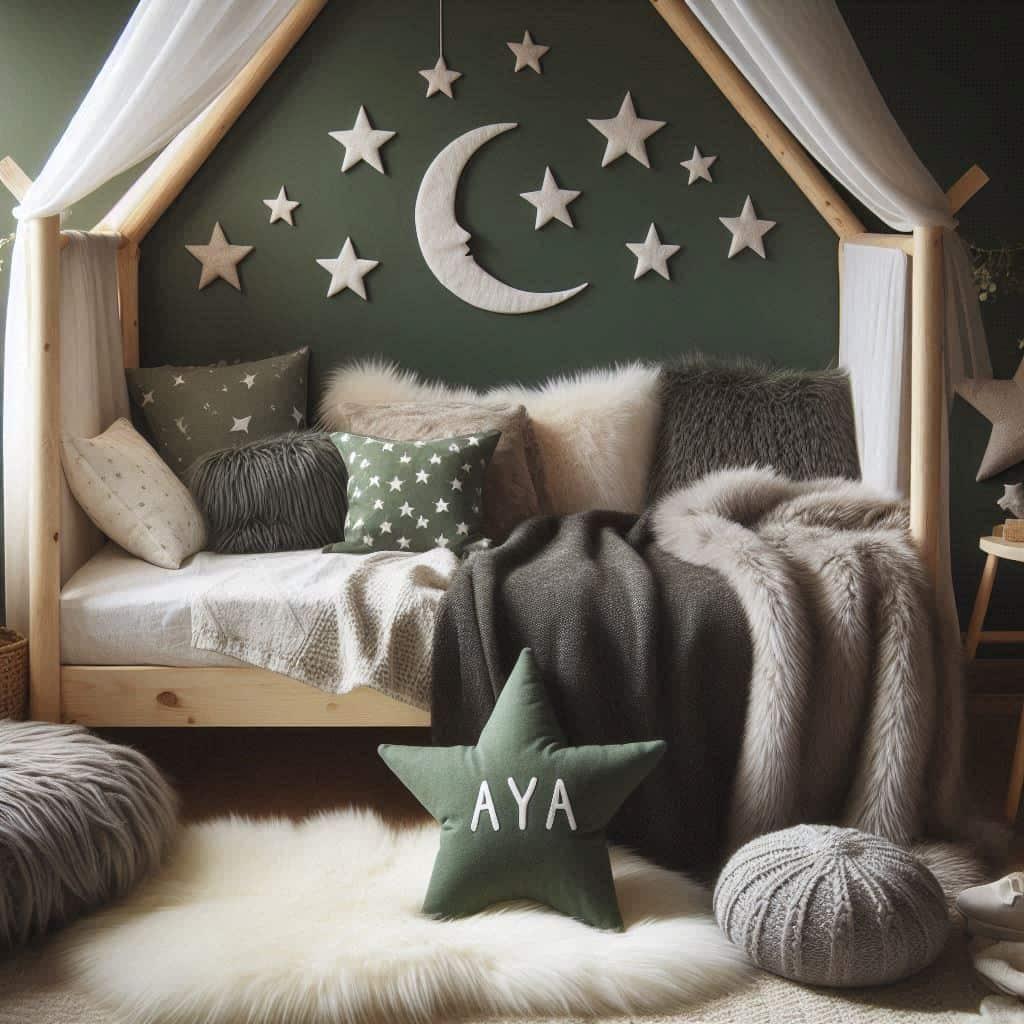 Chambre scandinave cocooning prenom aya