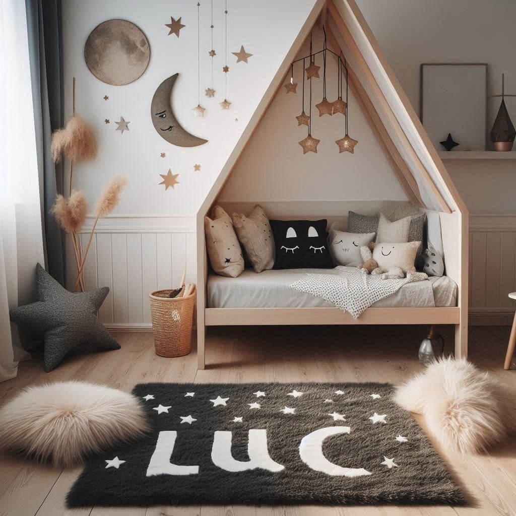 Chambre scandinave prenom luc