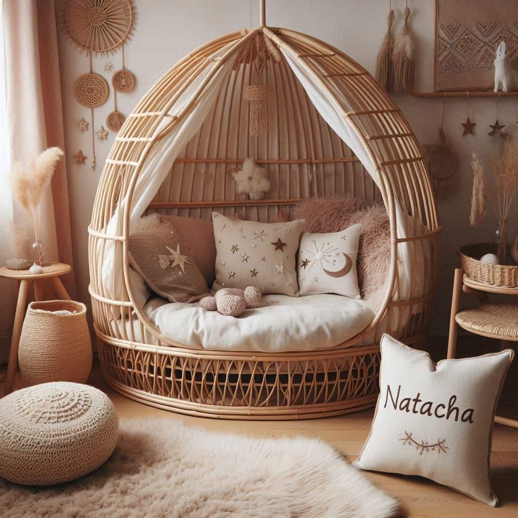 Chambre style boho chic prenom natacha
