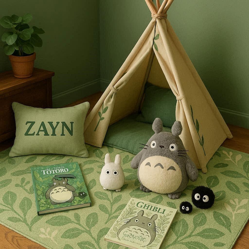 Chambre prénom zayn,  theme du dessin animé mon voisin totoro