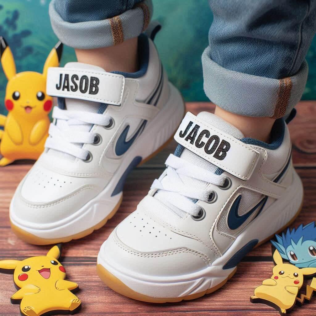 Chassures personnalisees avec le prenom jacob