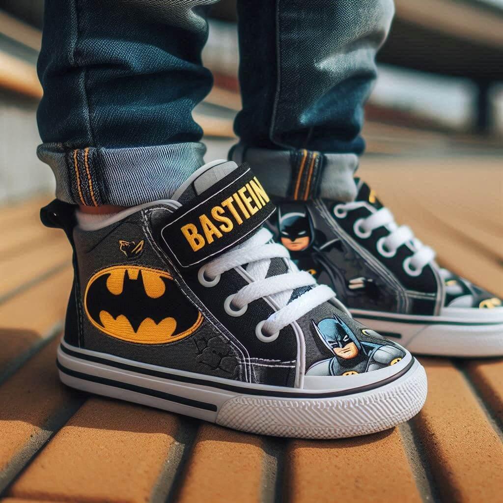 Chaussures baskets pour enfant avec le prenom bastien