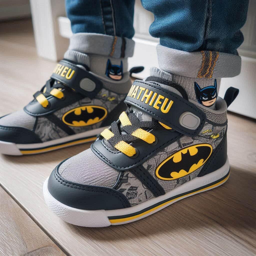 Chaussures baskets pour enfant avec le prenom mathieu