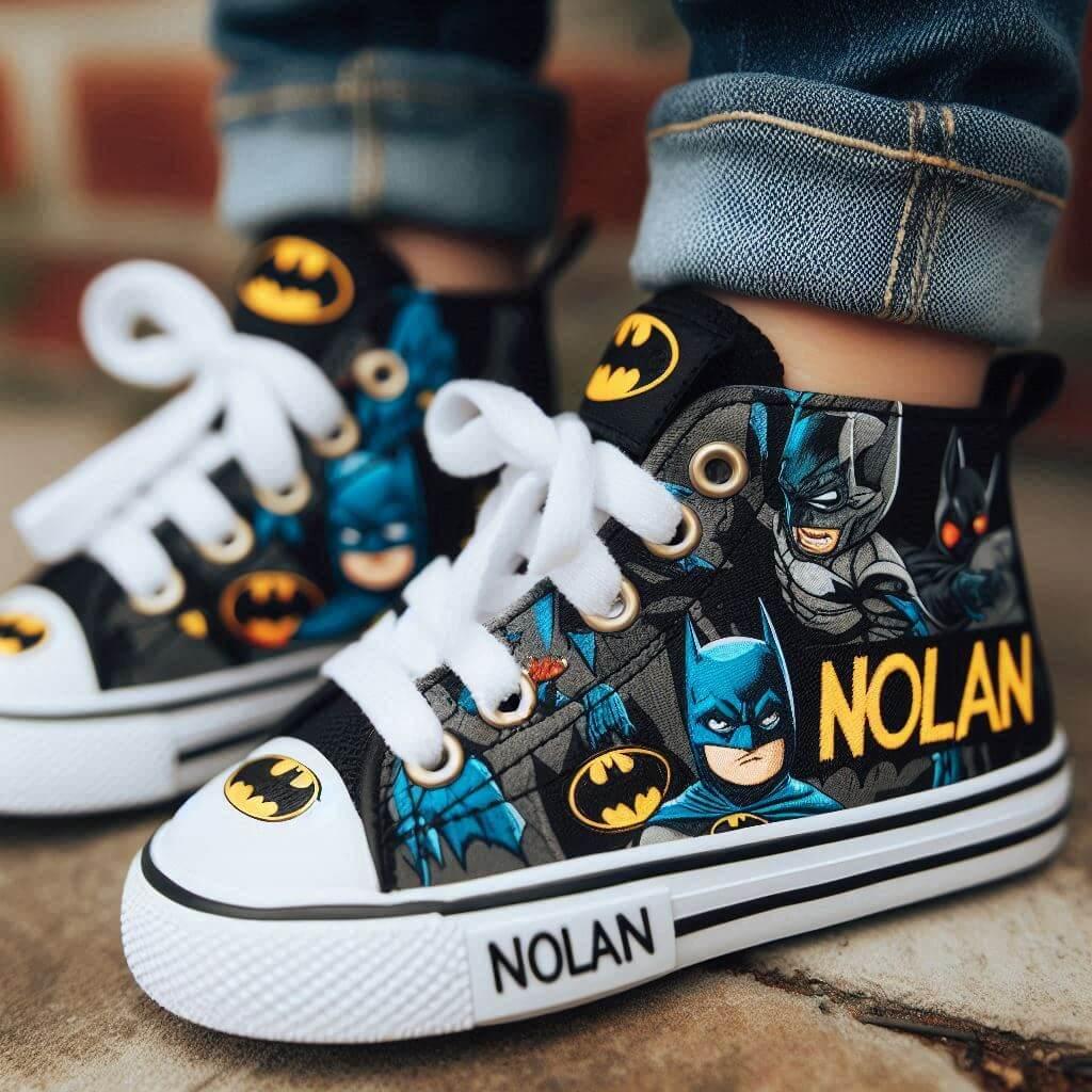 Chaussures baskets pour enfant avec le prenom nolan