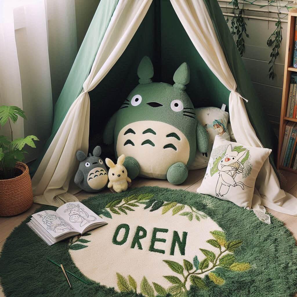 Decoration de chambre mon voisin totoro prenom oren