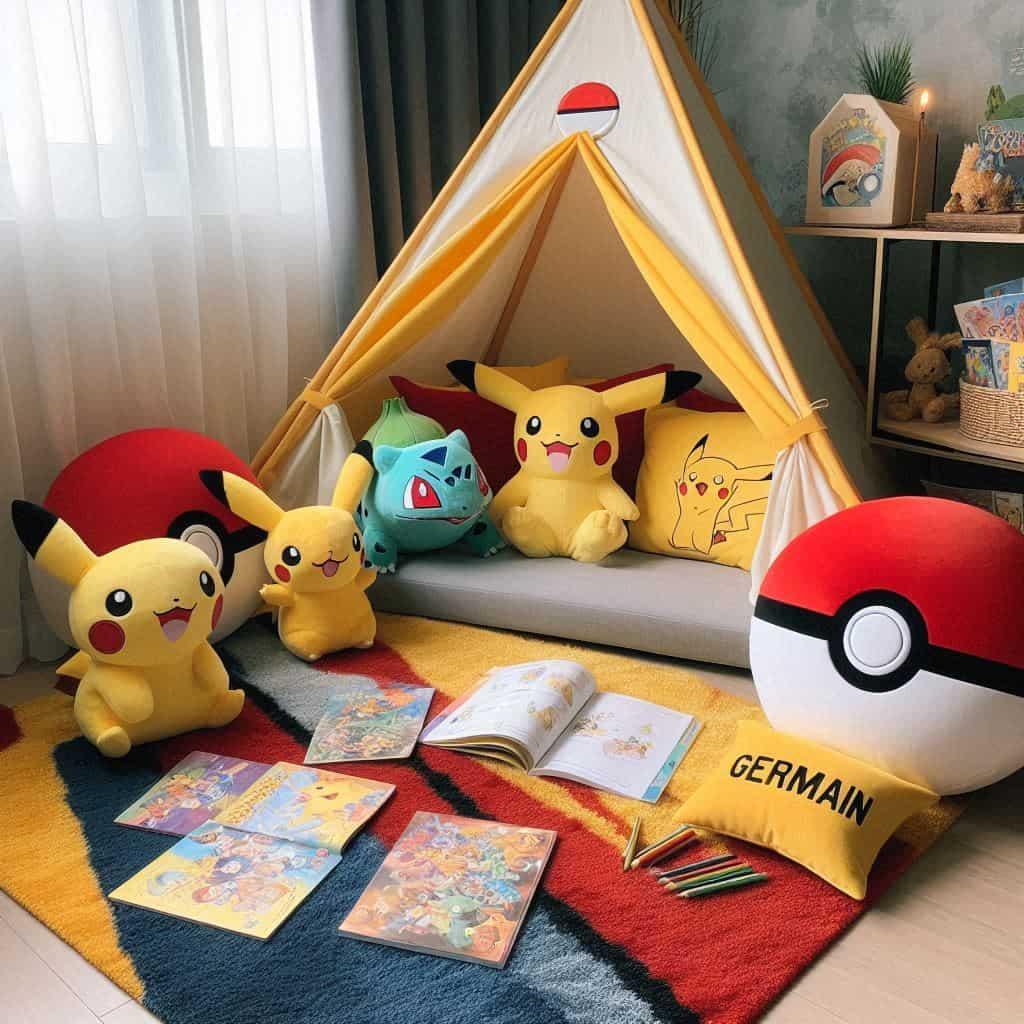 Decoration pokemon pour chambre enfant prenom germain