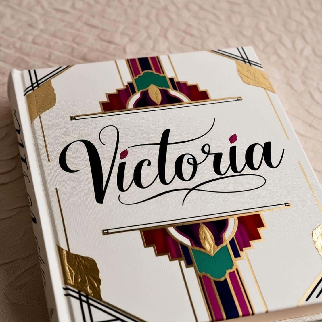 Joli livre personnalise avec le prenom victoria
