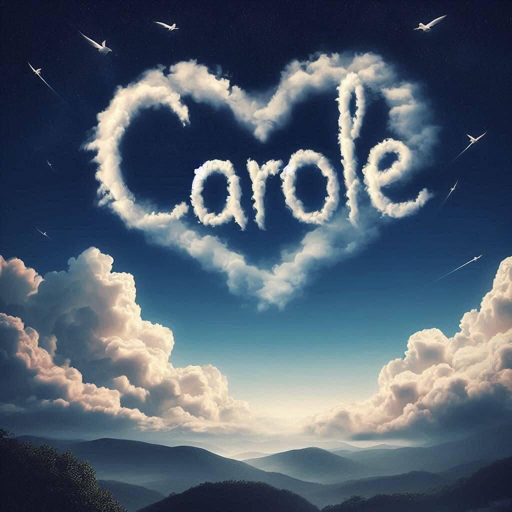 Le prenom carole ecrit dans le ciel signification et origine