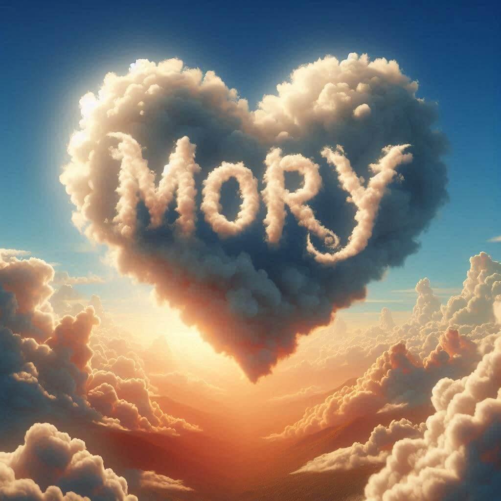 Le prenom mory ecrit avec les nuages, origines du prenom