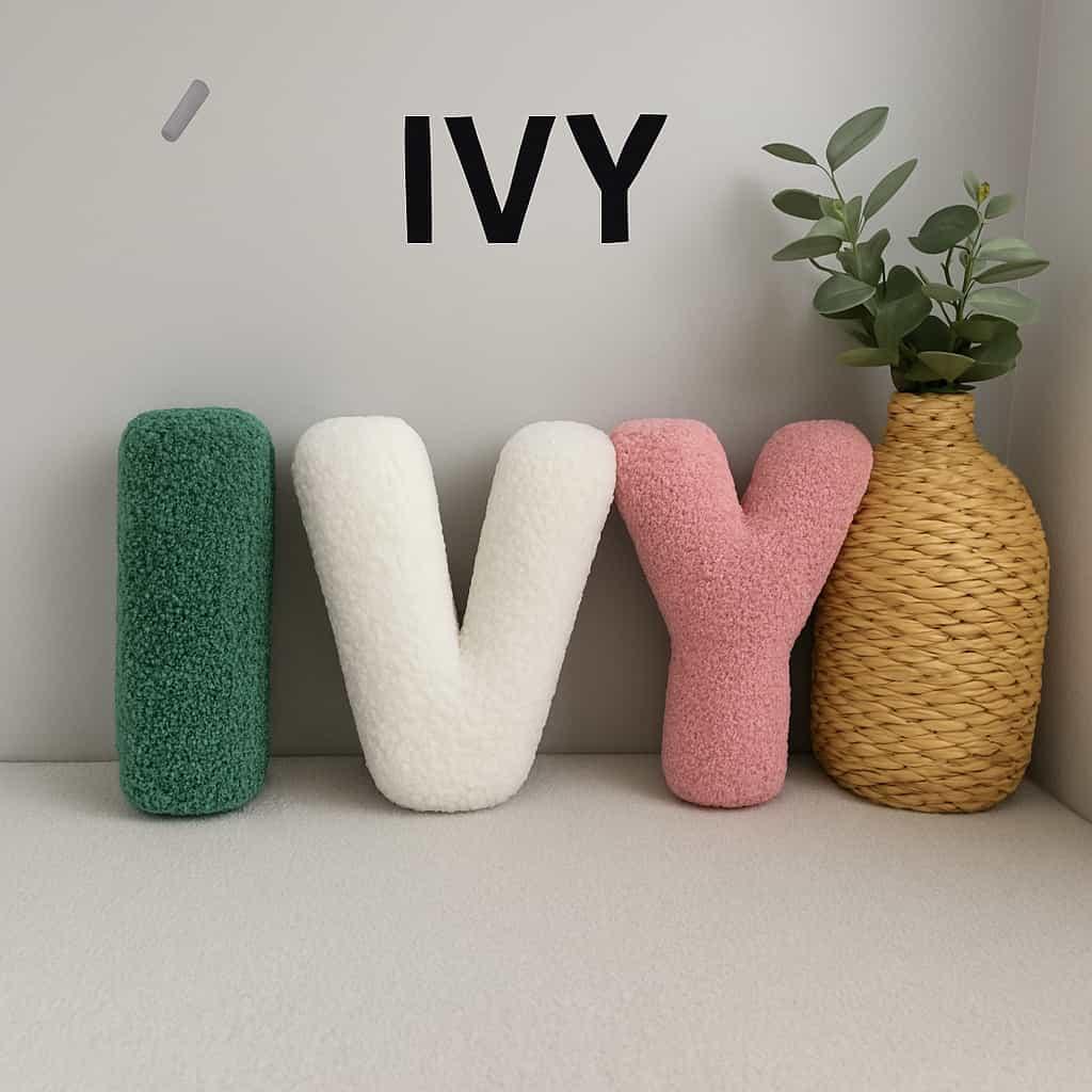 Lettres géantes décoratives Ivy
