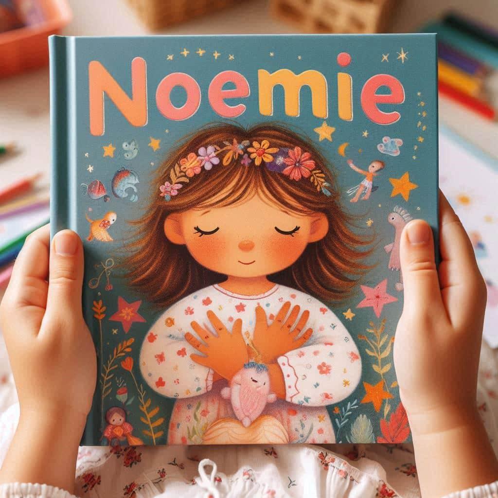 Livre d enfant personnalise avec le prenom noemie