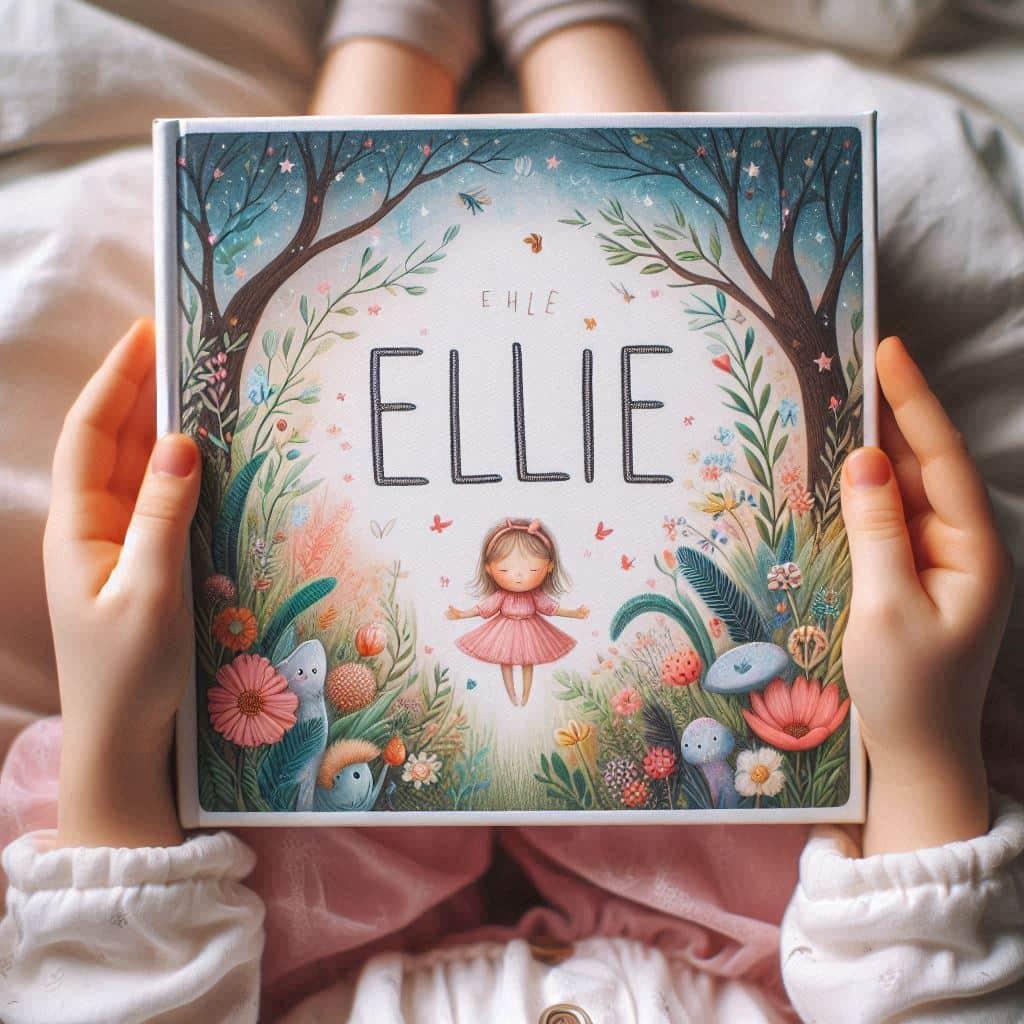 Livre enfant personnalise avec le prenom ellie