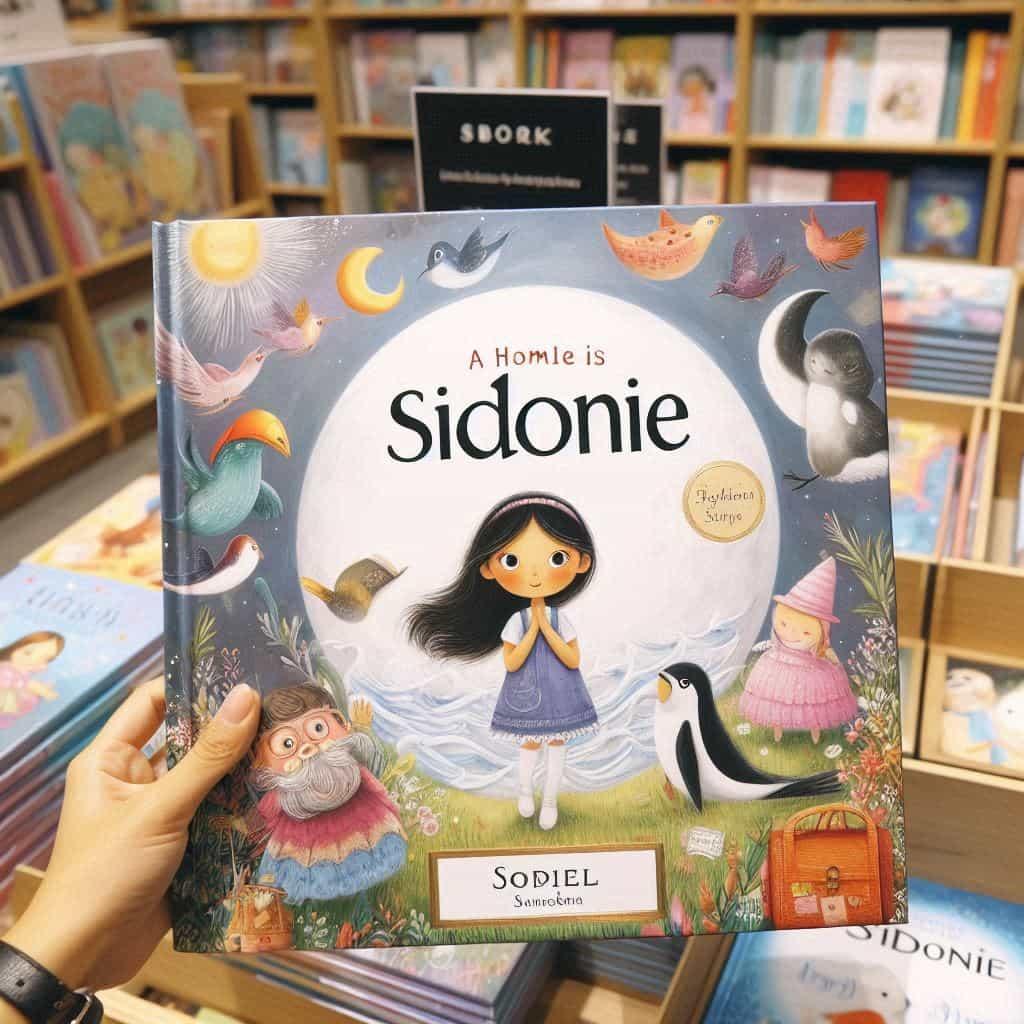 Livre enfant personnalise avec le prenom sidonie