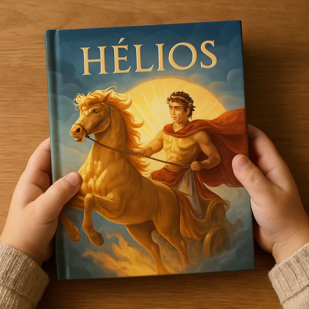 Livre personnalise avec le prenom helios