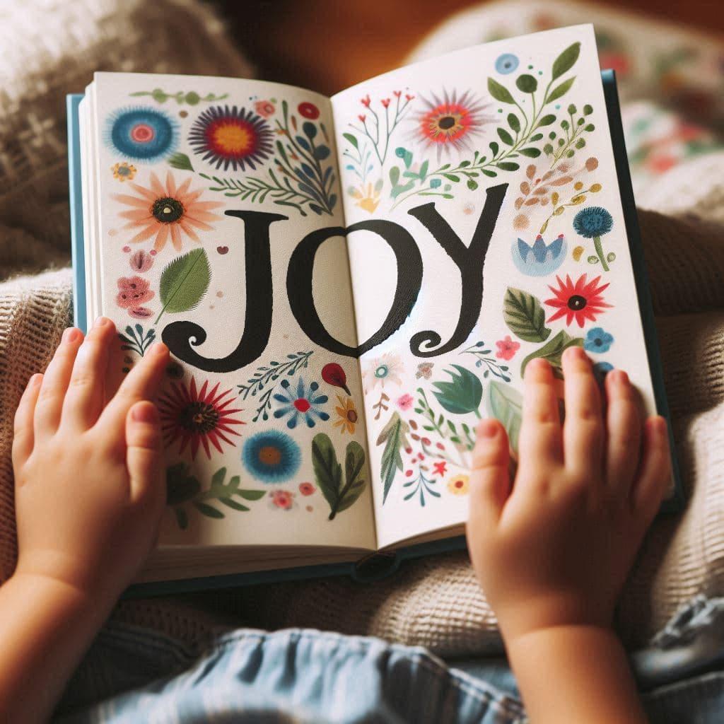 Livre personnalise avec le prenom joy