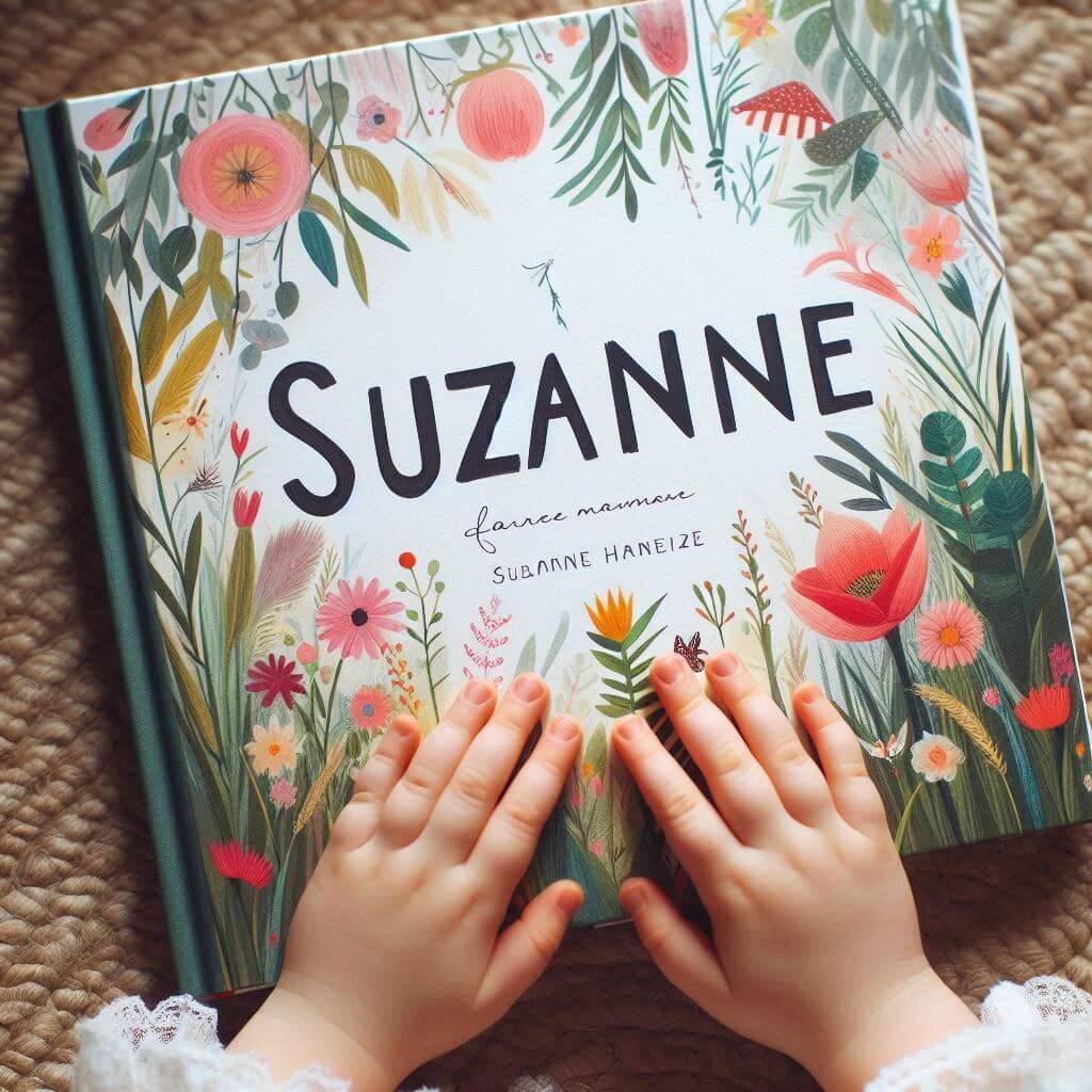 Livre personnalise avec le prenom suzanne