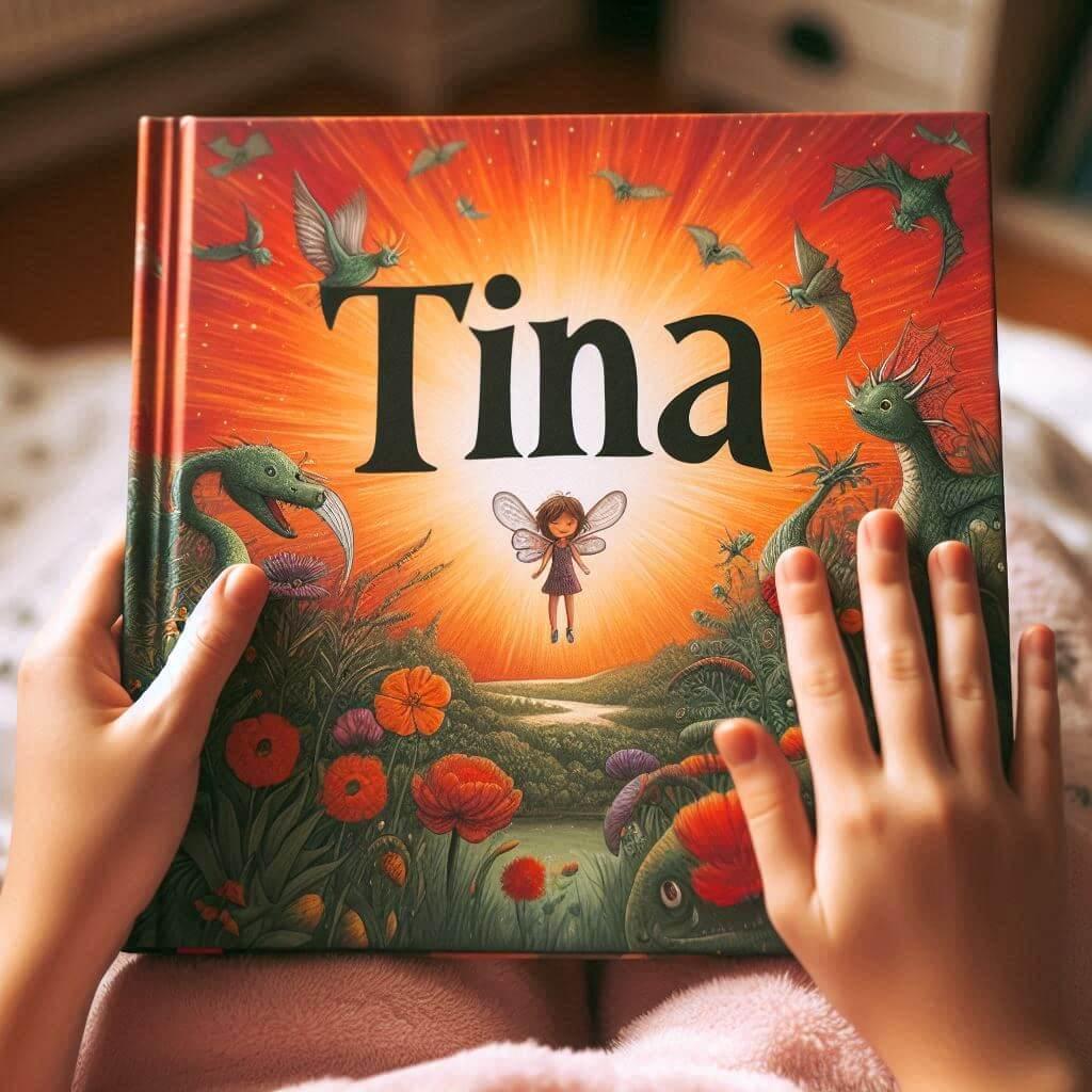 Livre personnalise avec le prenom tina