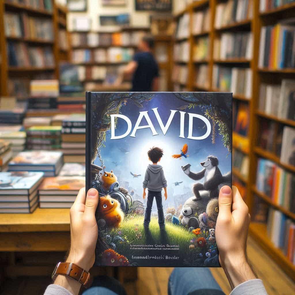 Livre personnalise pour enfant avec le prenom david
