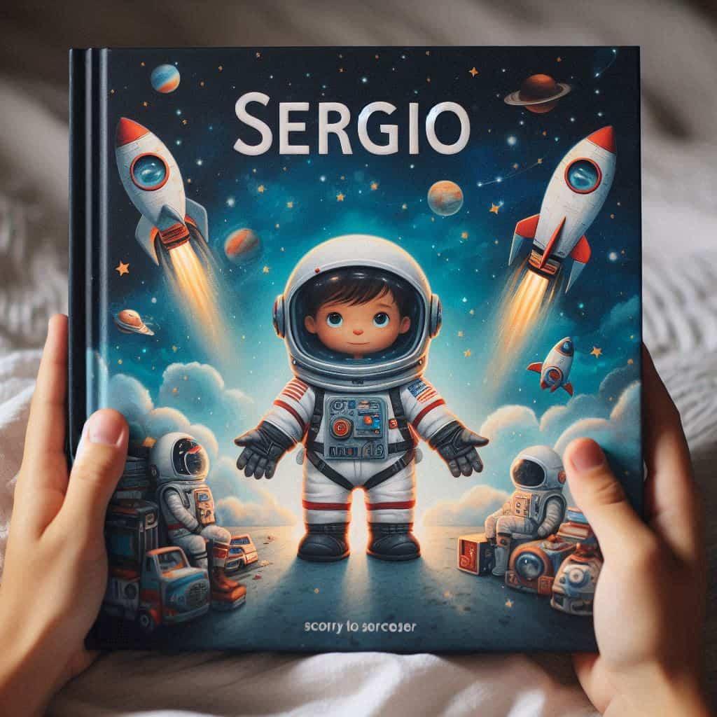 Livre personnalise pour enfant avec le prenom sergio