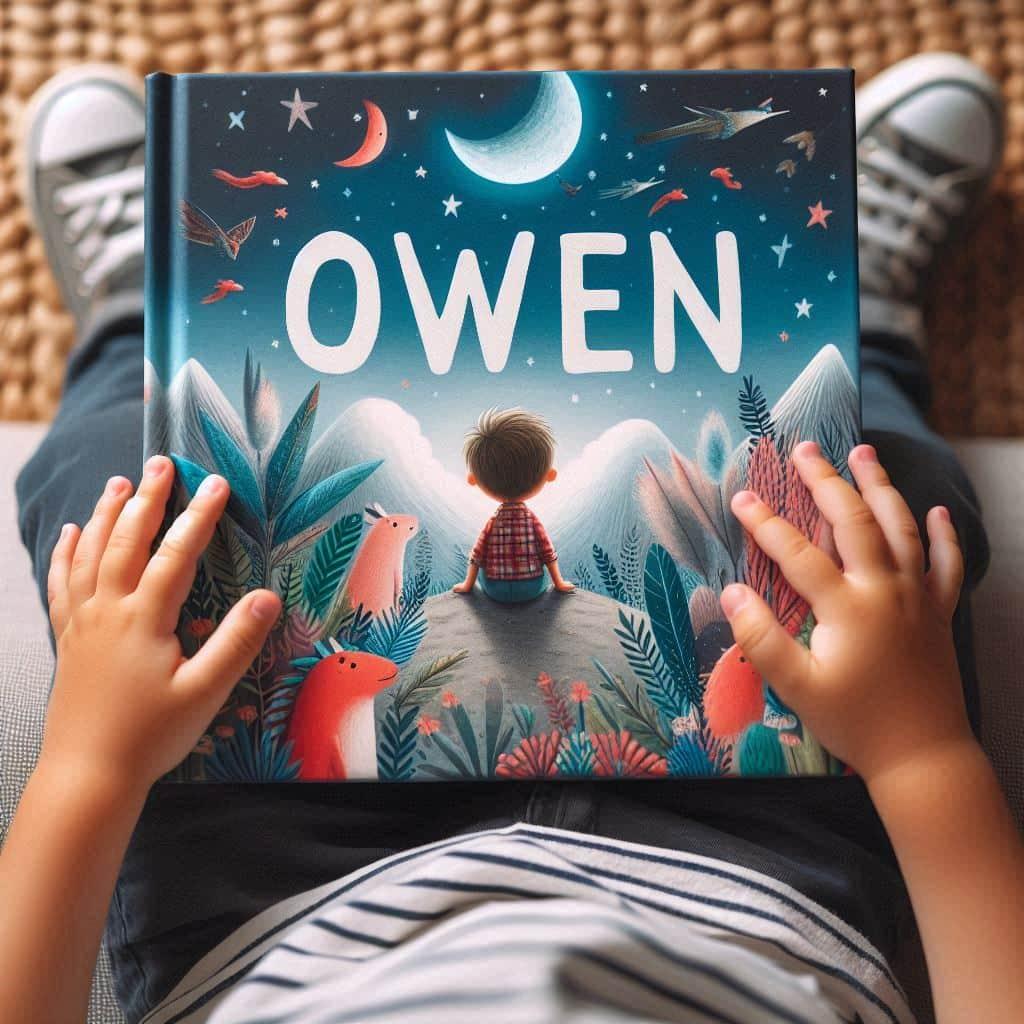 Livre personnalise pour enfant personnalise avec le prenom owen