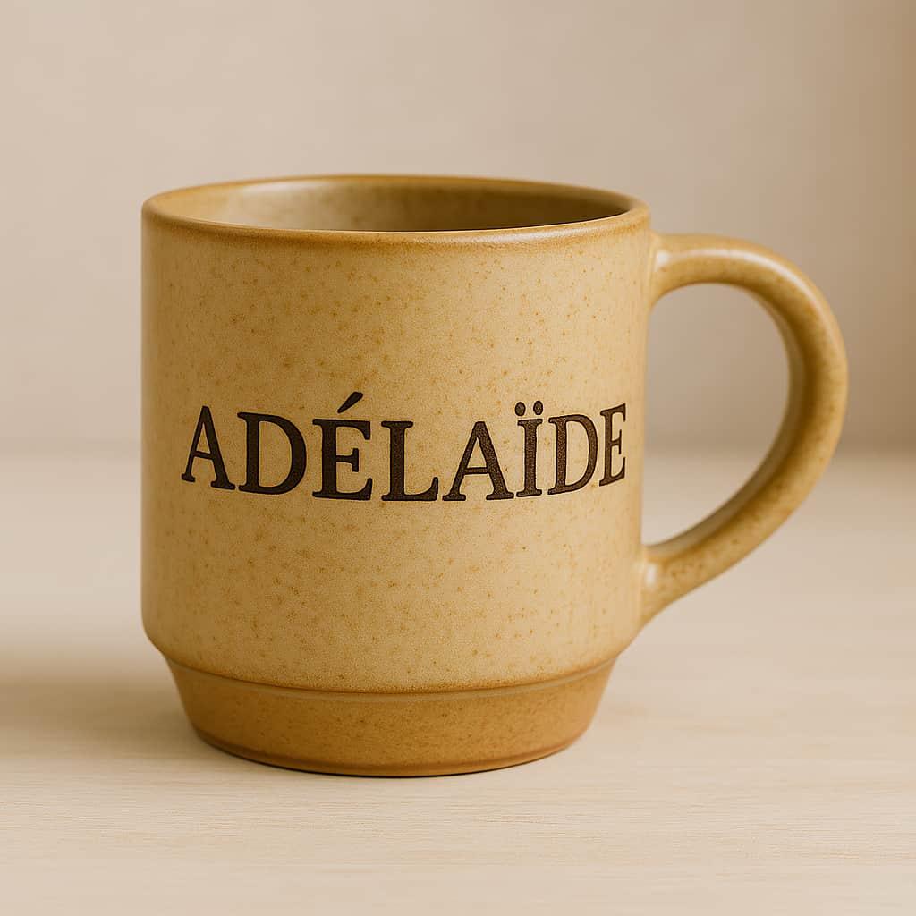Mug personnalise avec le prenom adelaide