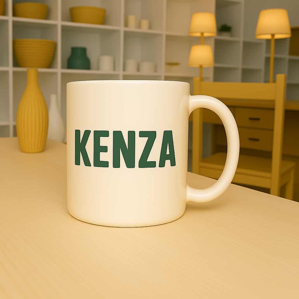 Mug personnalise avec le prenom kenza