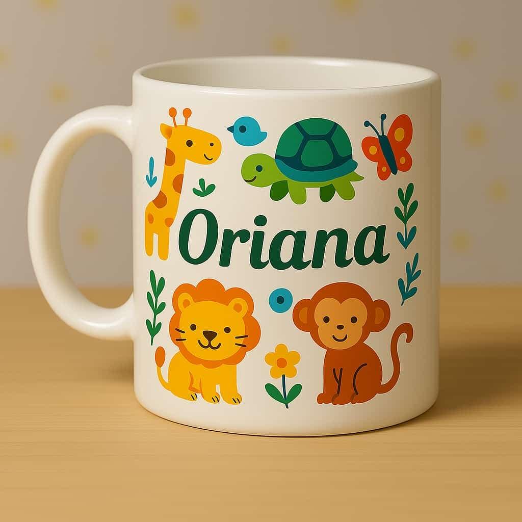 Mug personnalise avec le prenom oriana