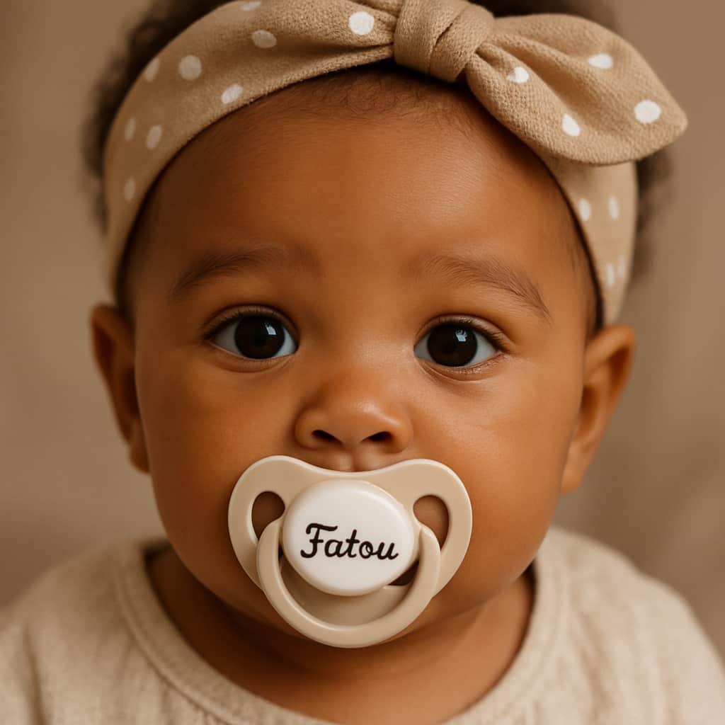 Petite fille bebe qui porte le nom de fatou