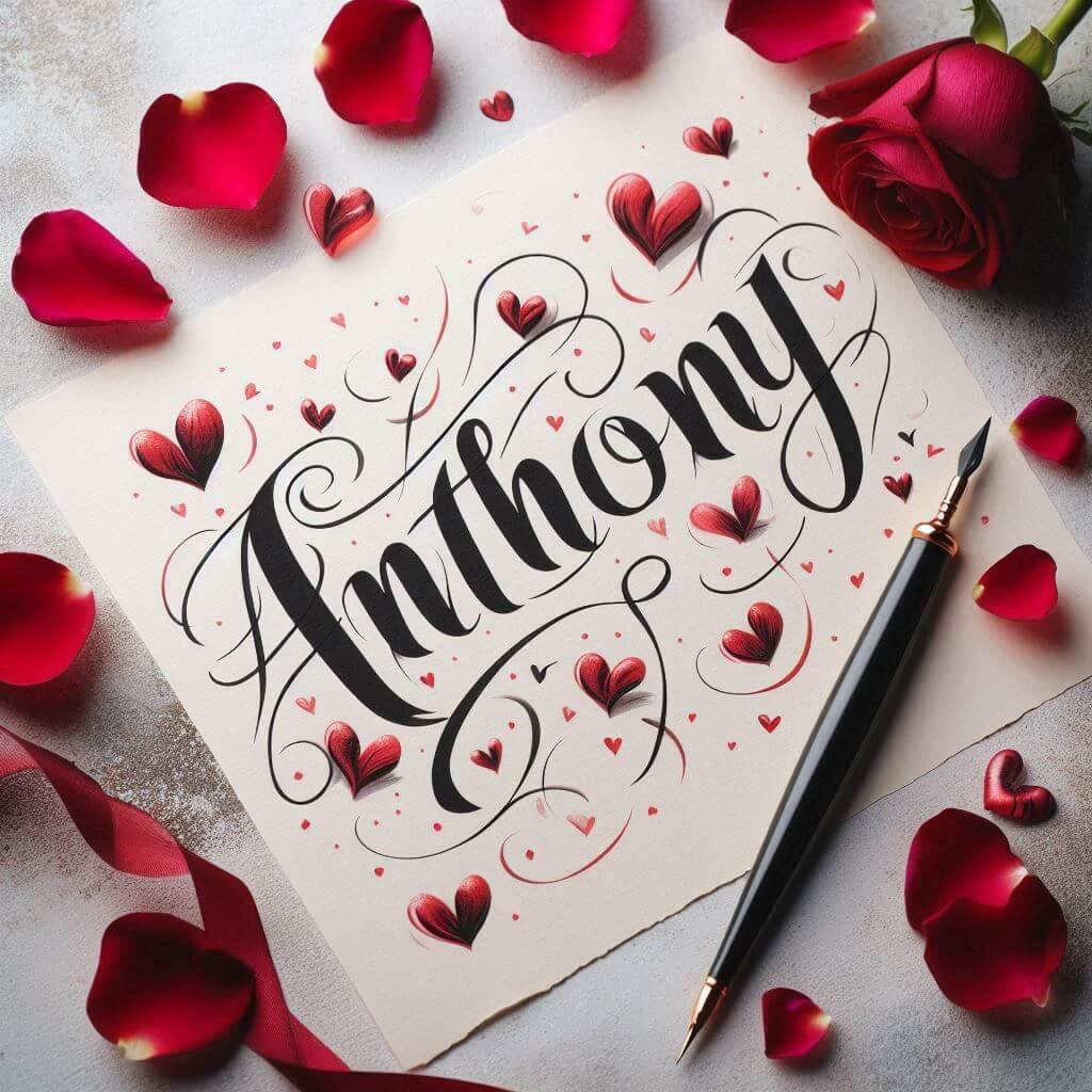 Prenom anthony en amour
