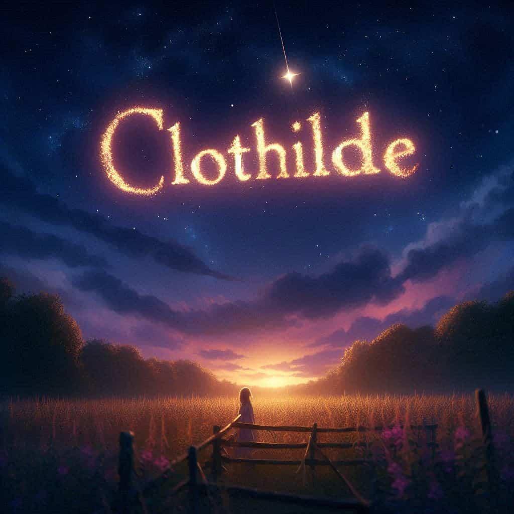 Prenom clothilde signification et origine