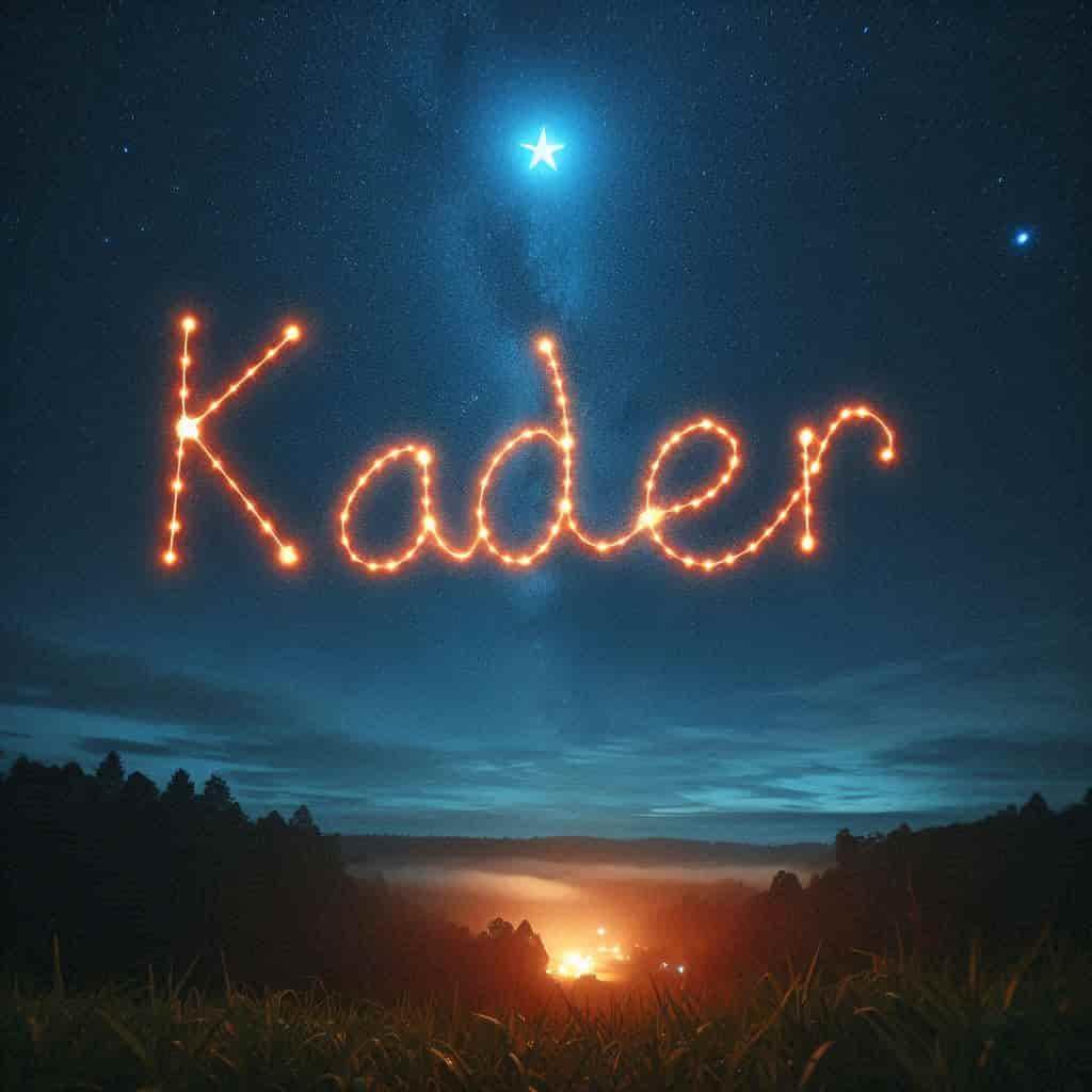 Prenom kader signification et origine