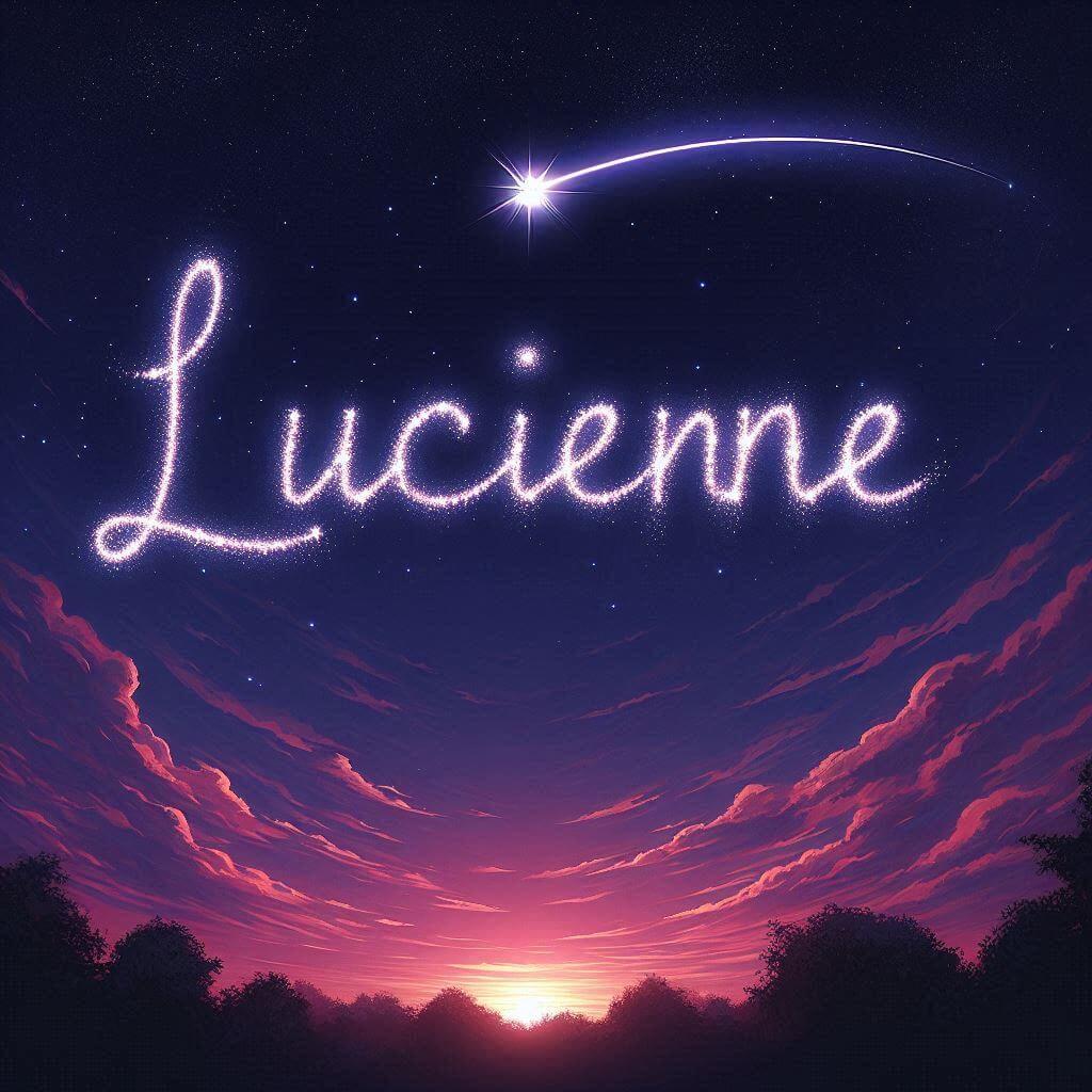 Prenom lucienne signification et origine