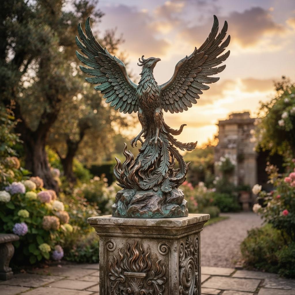 Representation mythologique d un phenix symbole puissant de renaissance et d eternite 1