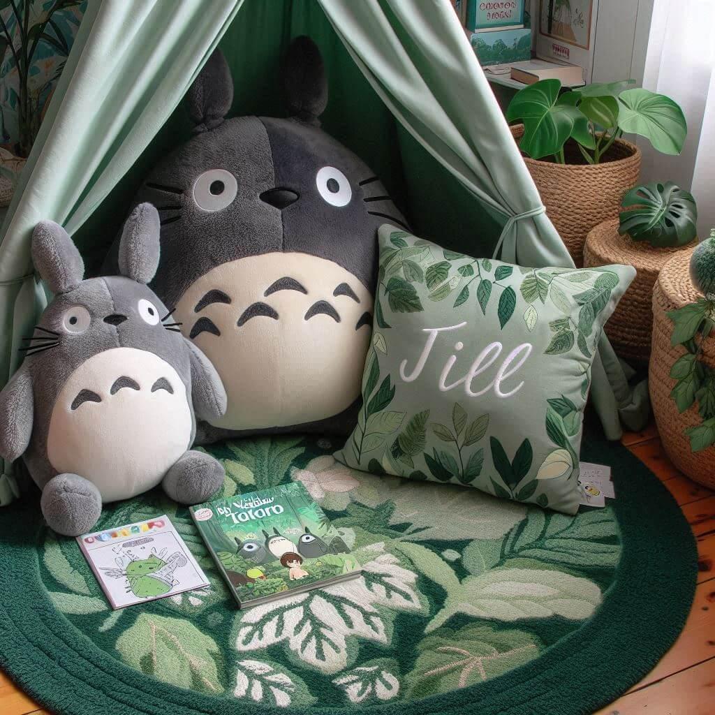 Un coin lecture inspire de mon voisin totoro prenom jill