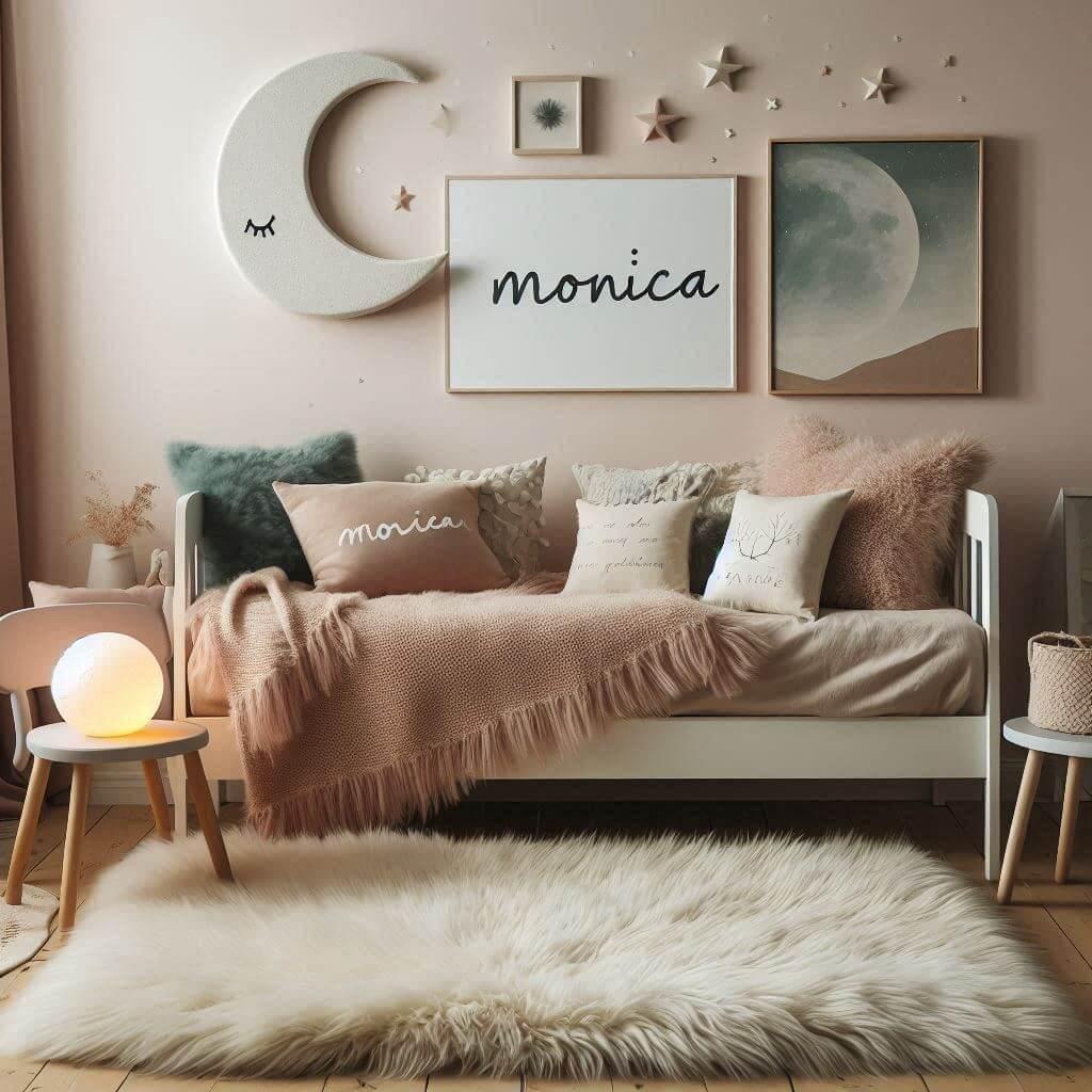 Une chambre de petite fille qui se nomme monica decoration style scandinave