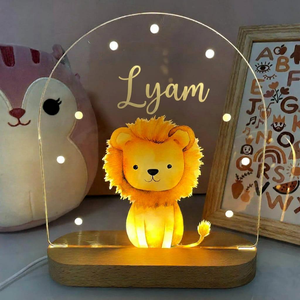 Veilleuse acrylique personnalisée Lyam